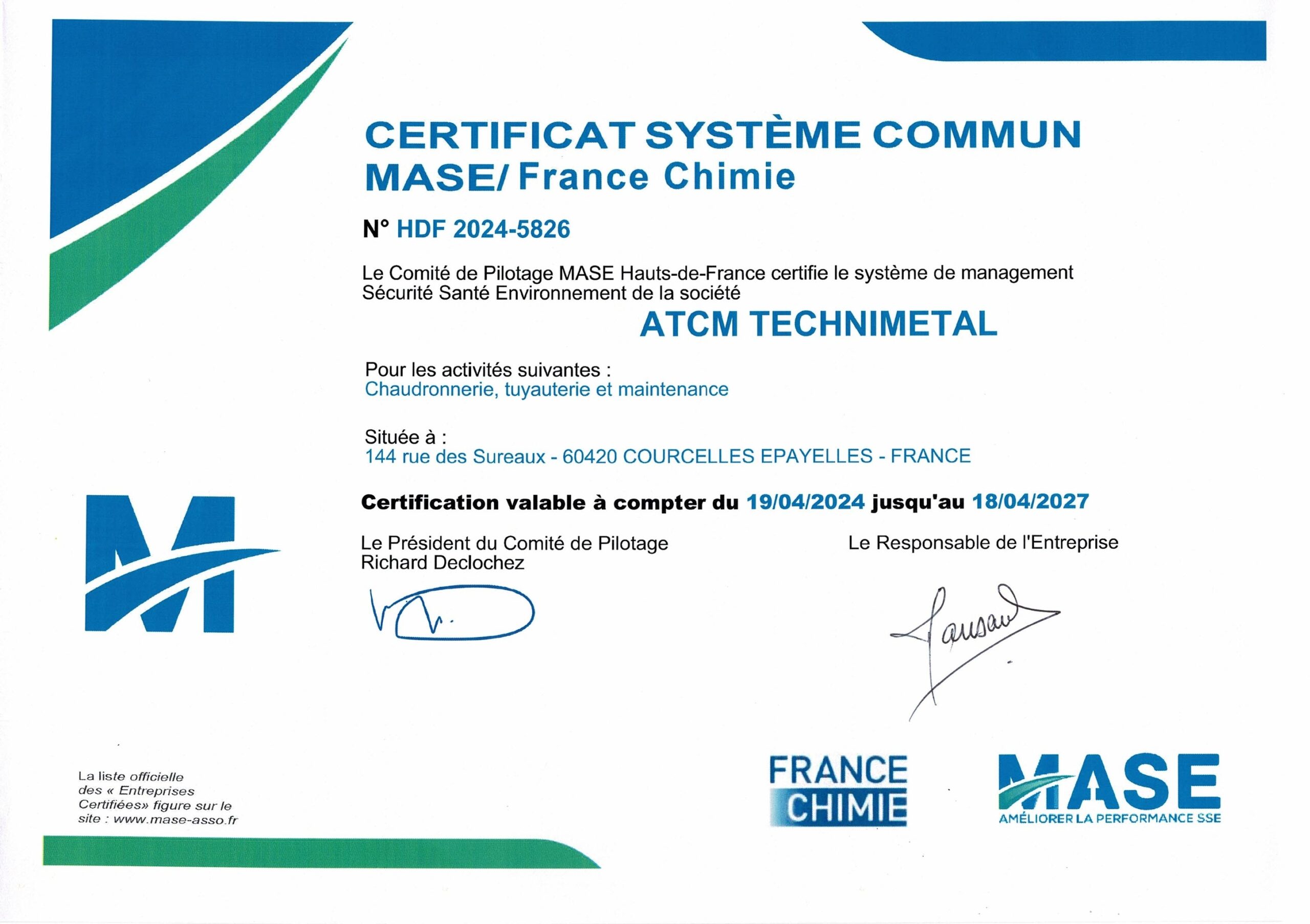 CERTIFICATION MASE - HDF 2024-5826 - 19 AVRIL 2024 AU 18 AVRIL 2027-1